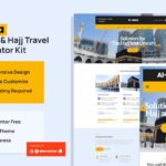 Azwa - Umrah & Hajj Tour Travel Elementor Template Kit