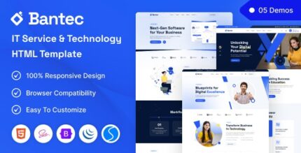 Bantec - IT Service & Technology HTML Template