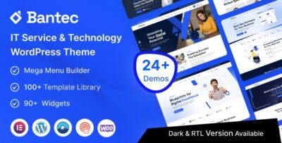 Bantec - IT Service & Technology WordPress Theme