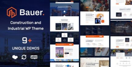 Bauer - Construction and Industrial WordPress Theme v1.27