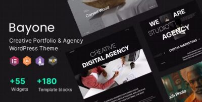 Bayone - Creative Agency & Portfolio WordPress Theme v1.0.3