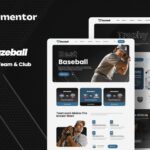 Bazeball - Sports Team Elementor Template Kit