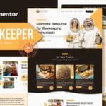Beekeeper - Beekeeping & Honey Elementor Template Kit