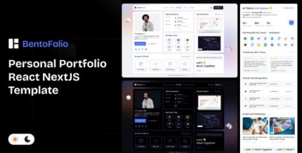 Bentofolio - Personal Portfolio React Nextjs Template