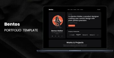 Bentos - Personal Portfolio HTML Template