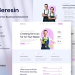 Beresin - Modern Cleaning Service Business Elementor Kit