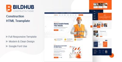 Bildhub - Construction HTML Template