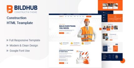 Bildhub - Construction HTML Template