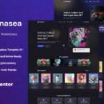 Binasea - NFT Marketplace Elementor Template Kit