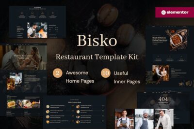 Bisko - Restaurant & Cafe Elementor Template Kit