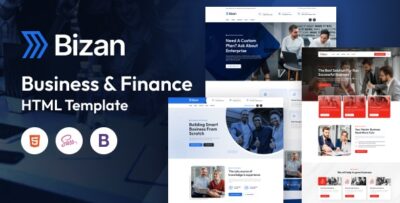 Bizan - Business & Finance HTML5 Template