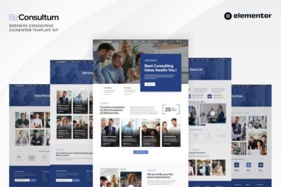 Bizconsultum - Business Consulting Elementor Template Kit