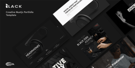 Blackdsn - Nuxtjs Creative Portfolio Template