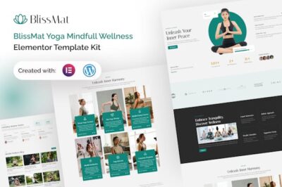 BlissMat - Yoga & Wellness Elementor Template Kit