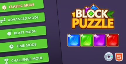 Block Puzzle Blast - Html5 (Construct3)