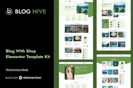 Blog Hive - Personal Blog Elementor Template Kit