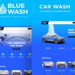 Bluewash - Car Washing & Cleaning Services Template Kit