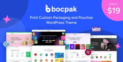 Bocpak - Print Custom Packaging and Pouches WordPress Theme