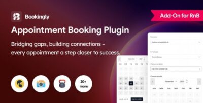 Bookingly - Appointment Booking Plugin For WooCommerce RnB v1.0.5
