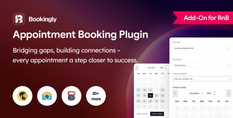 Bookingly - Appointment Booking Plugin For WooCommerce RnB v1.0.5 Bookingly - Appointment Booking Plugin For WooCommerce RnB v1.0.5