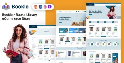 Bookle - Books Library eCommerce Store