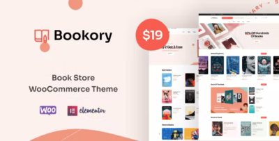Bookory - Book Store WooCommerce Theme v2.1.5