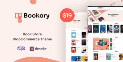 Bookory – Book Store WooCommerce Theme v2.1.5