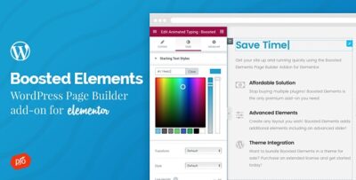 Boosted Elements Wordpress Page Builder Add-on For Elementor V6.2