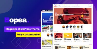 Bopea - Newspaper & Magazine WordPress Theme