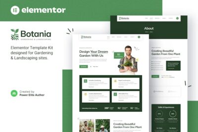 Botania - Gardening & Landscaping Elementor Template Kit