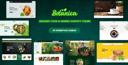 Botanica - Fresh Food & Drinks Shopify Theme