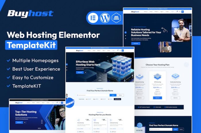 Buyhost - Web Hosting Elementor Template Kit