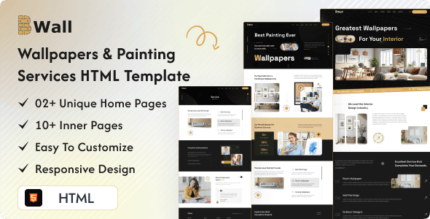 Bwall - Wallpapers and Painting Services HTML Template