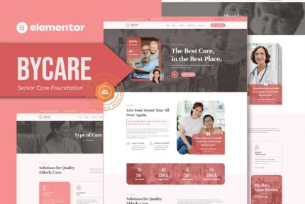 Bycare - Senior Care Foundation Elementor Template Kit