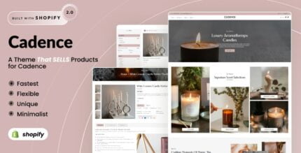 Cadence - Candles Shop Responsive Shopify 2.0 Theme