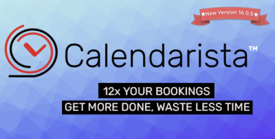 Calendarista Premium - Reservation Booking & Appointment Booking Plugin V16.0.5