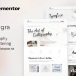 Caligra - Calligraphy & Lettering Elementor Template Kit