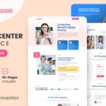 Call Square - Call Center & Support Company Elementor Template Kit