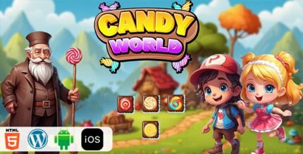 Candy World - HTML5 Game