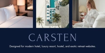 Carsten - Hotel Booking WordPress Theme