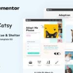 Catsy - Cat Rescue & Shelter Elementor Template Kit