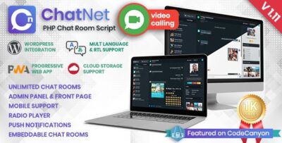 ChatNet - PHP Chat Room & Private Chat Script