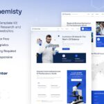 Chemisty - Science Research & Laboratory Elementor Template Kit