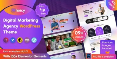 Choicy - Digital Marketing Agency WordPress Theme v2.0