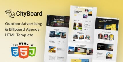 CityBoard - Outdoor Advertising & Billboard Ads Agency HTML Template