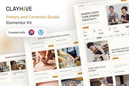 ClayHive - Pottery & Ceramics Studio Elementor Kit