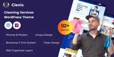 Clenis - Claning Services WordPress Theme