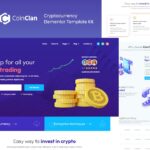 CoinClan - Cryptocurrency Elementor Template Kit