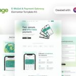Coinage - E-Wallet & Payment Gateway Elementor Pro Template Kit