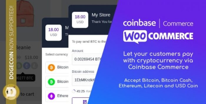 Coinbase Commerce for WooCommerce V1.2.3